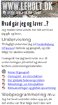 Mobile Screenshot of leholt.dk